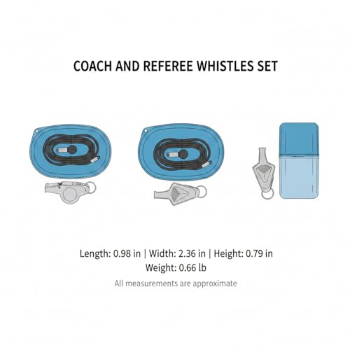 Pack de 5 silbatos deportivos para entrenadores y árbitros miniatura 7