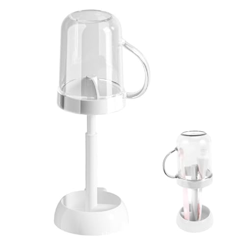 カバー付き歯ブラシホルダー、3つのスロット付き、電動歯ブラシに対応、電動歯ブラシホルダー、子供用歯磨き粉ホルダー、旅行、キャンプ、学生寮用