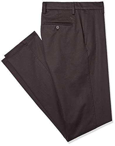 Dockers Men's Big and Tall Modern Tapered Fit Signature Khaki Lux Cotton Stretch Pants , Black, 48 29