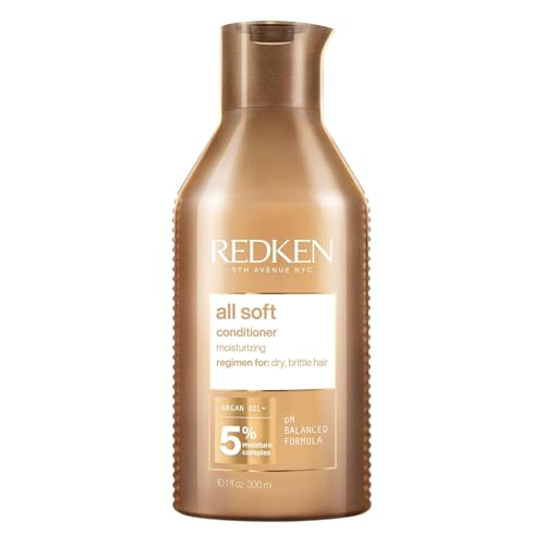 Redken, Voor Droog en Breekbaar Haar, Revitaliseert en Hydrateert, Met Arganolie, All Soft Conditioner, 300 ML