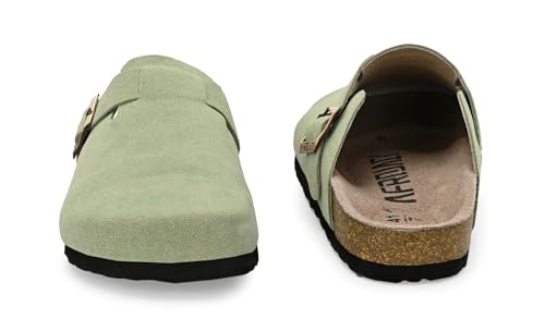 Image of AFROJACK Men's Leather Sandals Lightweight With EVA Sole