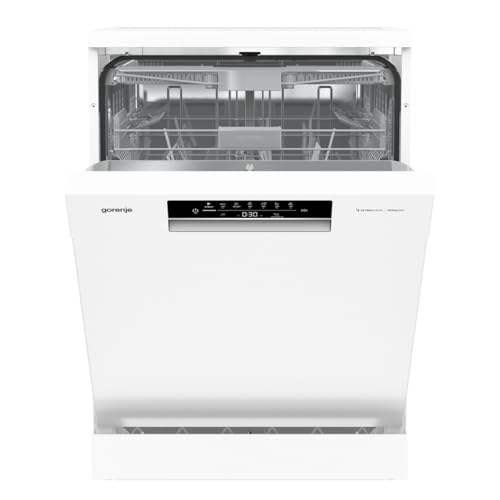 Gorenje GS643C90W Geschirrspüler/Freistehend/60 breite/16 Maßgedecke/6 Programme/TotalDry/Total AquaStop/MultiClack/Flex...