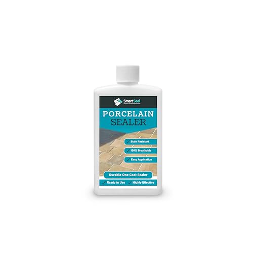 SmartSeal Porcelain Tile Sealer - Breathable, Ultra-Durable Protective Coating for Internal and External Porcelain Tiles and Ceramic Tiles. Used on Patios, Walls and Floors (100ml Sample).
