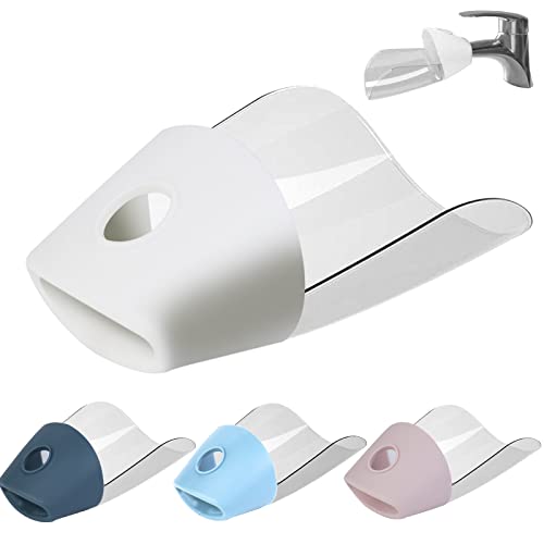 Rallonges de Robinet - 4 Pièces Robinet Extender, Extendeur de Robinet En Plastique,Rallonges de Dessin Animé Mignon Buse à Eau,Évier Poignée Prolongateur pour Le Lavage des Mains des Enfants de Bébé Cover
