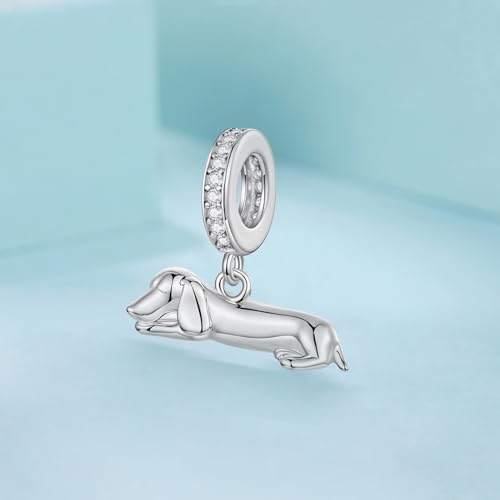 Image of MUNDELL Conch Bead Charm Dachshund Dala Horse Pendant Charm Bird Sun Charm for Original Charm Bracelet or Bangle