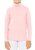 Girl's Oh So Soft Turtleneck Light Pink Medium