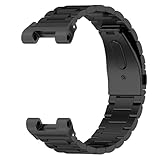 适用于カシオ SGW-100/200 のステンレス鋼製腕時計バンド｜GW-3000B/3500B 互換 メタルストラップ（幅 20mm) (ブラック)