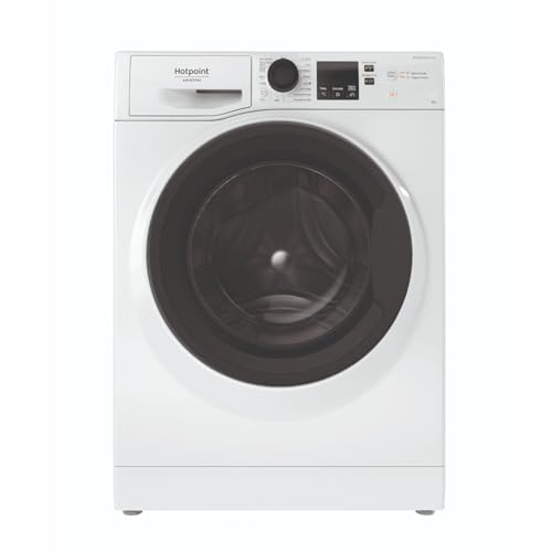 Hotpoint - PNS825CFR Lave-linge Hublot Posable - Capacité 8kg - Chargement Frontal, Moteur BPM, 1200 tr/min - Programmes Anti-allergie et Hygiène Vapeur, Affichage...