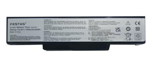 FESTAS 5200mAh A32-K72 A32K72 A32-N71 Batterie Compatible Avec ASUS K72F K72 K72J K73S K73SV N73S N73SV X73S K72JR K72JT N71JV X73E K73SD K73E K73SV A73S X72J N71 N71J X77 A72 K72D K72DR K72DY K72JK