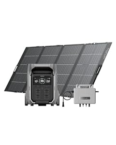 EcoFlow Delta Pro 3 tragbare Powerstation 4096Wh mit 400W Solarpanel, 0% VAT Stream Mikrowechselrichter 800W, 4000W AC Ausgängen, erweiterbar auf 12kWh, für Zuhause, Stromausfall, Reise, Camping