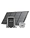 EcoFlow Delta Pro 3 tragbare Powerstation 4096Wh mit 400W Solarpanel, 0% VAT Stream Mikrowechselrichter 800W, 4000W AC Ausgängen, erweiterbar auf 12kWh, für Zuhause, Stromausfall, Reise, Camping