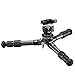 Leofoto LS-223CEXX Tabletop Tripod w/Built-in Leveling Head, Ranger Series, Carbon Fiber, 3 Leg Sections, Lightweight, Ball Head Optional (LS-223CEXX+LH-25)