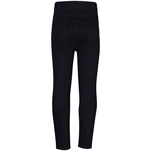 Boys Stretchy Jeans Kids Ripped - Boys Jeans Ripped Jet Black 5-62