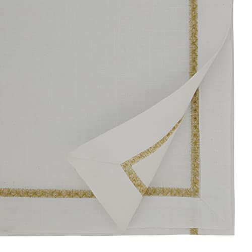Embroidered Border Table Runner by SARO LIFESTYLE - Used condition - Image 2