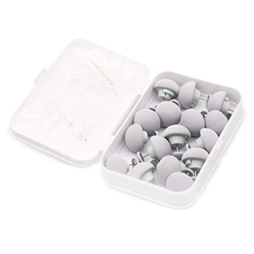 Duvet Cover Clips Set,16 Pcs Grey Double Sided Pin Fasteners With Plastic & Metal Pinion Pins,Duvet Cover Clips Fasteners For Fixed Quilt, Cushions, Curtains #TOP4