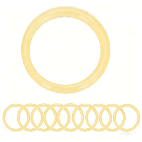 Polyurethane O-Rings, 10pcs 13.8, 1.9mm High Strength Polyurethane O-Rings for Paintball Gun CO2 Air Tank (Beige)