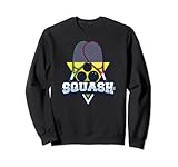 Raqueta de squash cruzada y pelotas de goma, regalo deportivo Sudadera