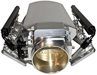 A-Team Performance - Intake Manifold 102mm Throttle Body Sheet Metal Fabricated EFI 15° Throttle Opening - Compatible with Chevrolet GMC Pontiac LS LS1 LS2 LS6 Silver