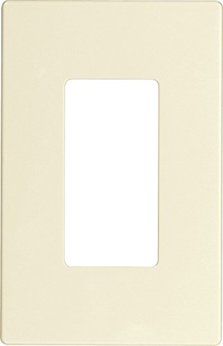 Image of Eaton PJS26A Decorator Screwless Wallplate, 1-Gang, Almond