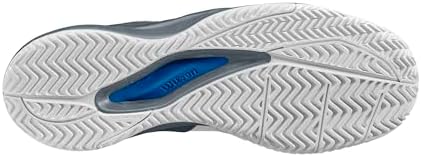 WILSON Men's Rush Pro Ace Pickler Sneaker, White/Grey/Classic Blue, 9 | Image 2