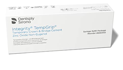 Dentsply 666450 Integrity TempGrip Temporary Crown and Bridge Cement Refill (Pack of 2)