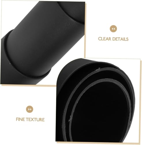 Image of Css Telescoping Gas Cylinder Lift Dust Cover Shroud for Office Chair, Black, 33 cm x 11.4 cm