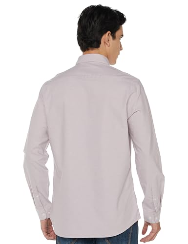 Image of Van Heusen Shirt for Men | Solid Casual Design | Premium Cotton | Slim Fit | Full Sleeves |