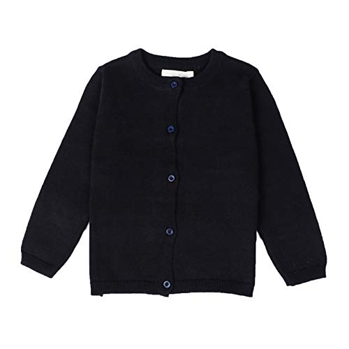 WSLCN Kinder Strickjacke für Mädchen Jungen Basic Cardigan...