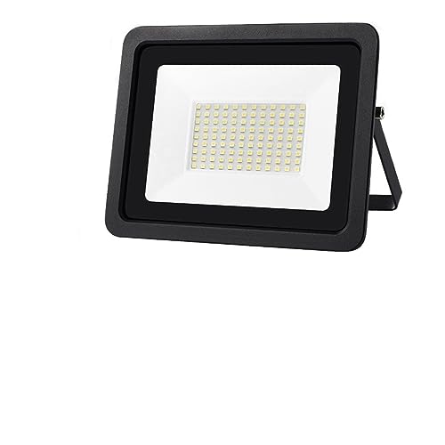 CVFRDD Luz De Inundación LED 100W 50W 30W 20W 10W Exterior IP68 Reflector Impermeable Farola Lámpara De Pared Iluminación De Jardín(Cold 6000K,50W)