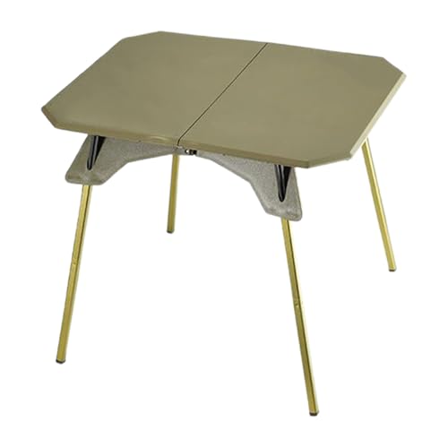 Generico Mesa de viaje para exteriores – Mesa de exterior plegable portátil – Escritorio de tienda ligera de picnic, patas extraíbles, soporte ajustable en altura para cocinar, barbacoa