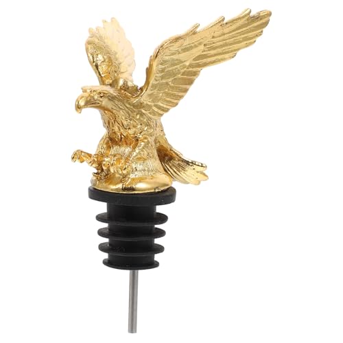 Tapón vertedor de vino con diseño de águila dorada en aleación para hogar 2