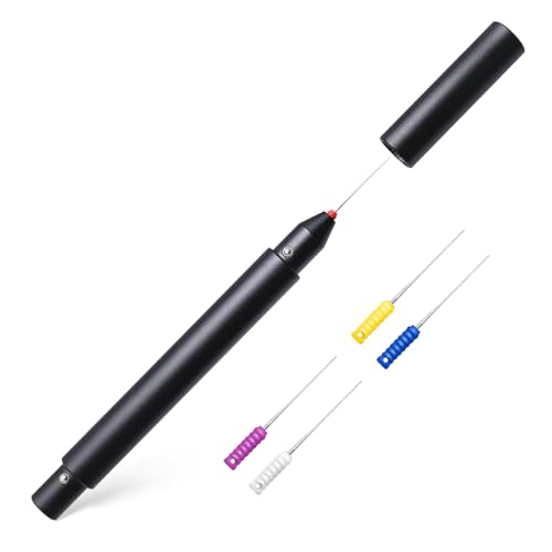 FOSHIO PPF Decon Needle with Extra 4pcs Stainless Steel Micro-Barbed Needle Removal Tool from Adhesive for PPF Installation Vinyl Wrap Tools Window Tint Kit