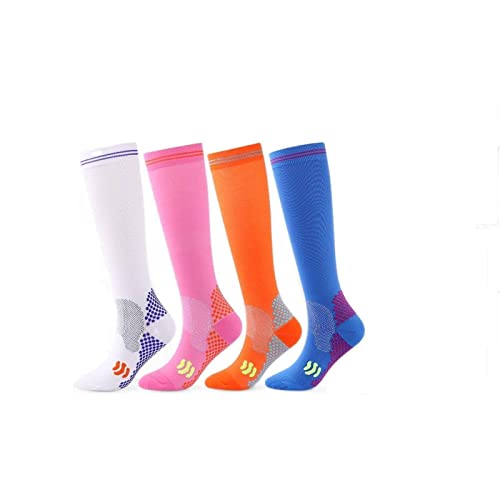 Cygurt Compression Socks Women Men 20-30 Mmhg Knee High，Circular Support Socks For Sports, Travel, And Medical,2 Pairs #TOP6