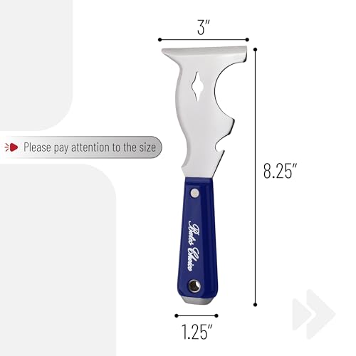 Bates- Paint Scraper, 10 in 1 Painters Tool, Paint Scrapers for Wood, Painters Tool, Painters Knife, Paint Scraper for Painting, Putty Knife, Metal Scraper, Spackle Knife, Putty Scraper