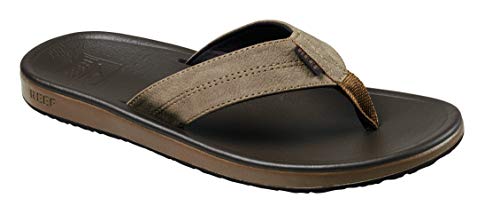 REEF LEATHER CONTOURED CUSHION Sandal