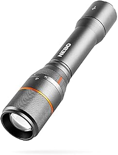 NEBO Davinci 2000 Lumens | Black LED Rechargeable Flashlight | 18650 Battery with Power Bank, NEB-FLT-0020-G , Grey