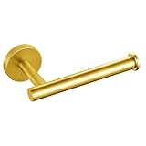 Convient aux Grands Rouleaux de Papier Toilette -- Dimensions : 6 x 3 pouces. Adapté aux grands rouleaux de papier toilette. Le bouton en acier inoxydable situé à l'extrémité du support de papier toilette permet de fixer facilement et solidement le rouleau, afin d'éviter qu'il ne tombe.