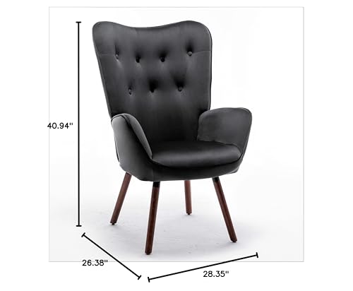 Sillón Plegable Poliéster Negro miniatura 2