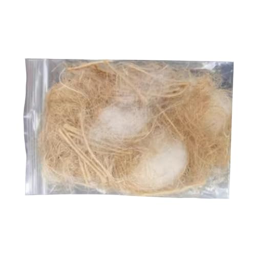 PetPhindU Mixing Bird Nesting Materials for Bird,Bird Nesting Material for Budgie,Parrot,Finche,Canaries,Other Birds Nests Bedding Hummingbird Nesting Material for Cage (Small,Khaki)