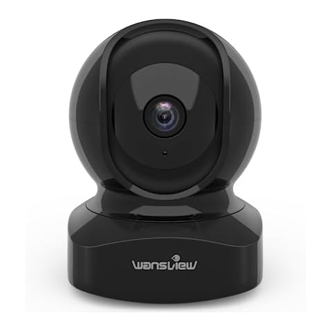 Wansview Security Camera, IP Camera 2K, WiFi Home Indoor Camera for Baby/Pet/Nanny, 2 Way Audio Night Vision, Works with Alexa, with TF Card Slot and Cloud Cover
