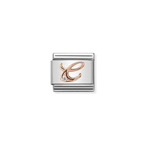Nomination 430310/03 Women's Bead Stainless Steel Partially Gold-Plated Zirconia White Cover