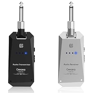 Getaria Sans Fil Guitare Émetteur et Récepteur Guitare 5.8GH Système de Sans Fil Guitar 4 pour Guitare Électrique et… - Les Beatles, Paul McCartney, John Lennon, RIngo Starr, George Harrison