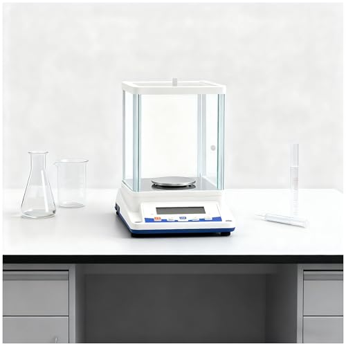 SHEUAO Balanza Precision Balanza Analítica De Alta Precisión 0.001g/0,0001 G,Precisión,Escala De Laboratorio Electrónica Digital,Escala Analítica De Laboratorio,Pantalla LCD 0.001g/310g