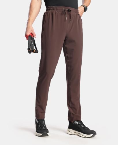 Image of Jockey MV25 Men Recycled Microfiber Elastane Stretch Active Wear Trackpant with Zipper Pockets and StayFresh Treatment