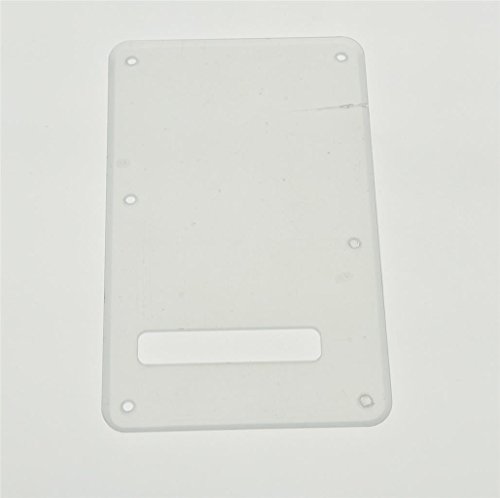 KAISH Clear ST/Strat Style Standard Guitar Back Plate ST Tremolo Trem Cover for USA Strat/Stratocaster Transparent - Image 2