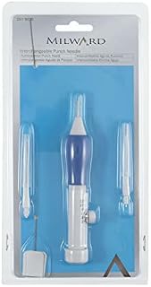 Milward 2519030 Interchangeable Punch Needle: 12 Loop Size: 1.3mm, 1.6mm and 2.2mm, Assorted, Asst