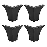 4 patas triangulares de metal para proyectos de muebles mejorados, diseño...