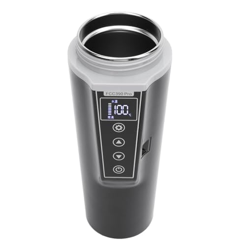Tetera eléctrica portátil para auto 12V acero inoxidable miniatura 1