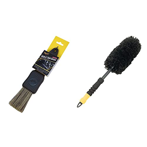 Brosse habitacle X2001EU Meguiar's ajustable brosse jantes supreme microfibre X1902EU medium