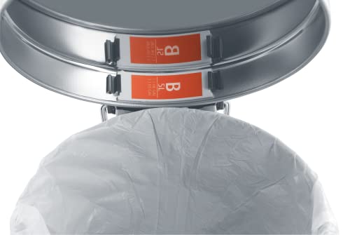 Brabantia PerfectFit Trash Bags (Size B/1.3 Gal) Thick Plastic Trash Can Liners with Drawstring Handles (200 Bags) by Brabantia - Used condition - Image 5